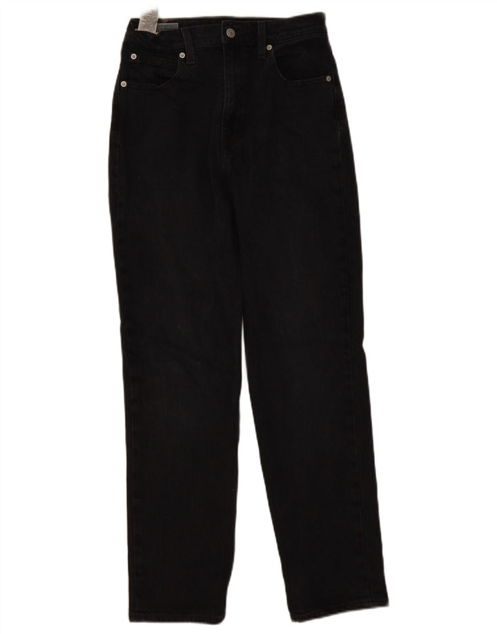 Levi's Damen Tapered Jeans W26 L29 Schwarze Baumwolle