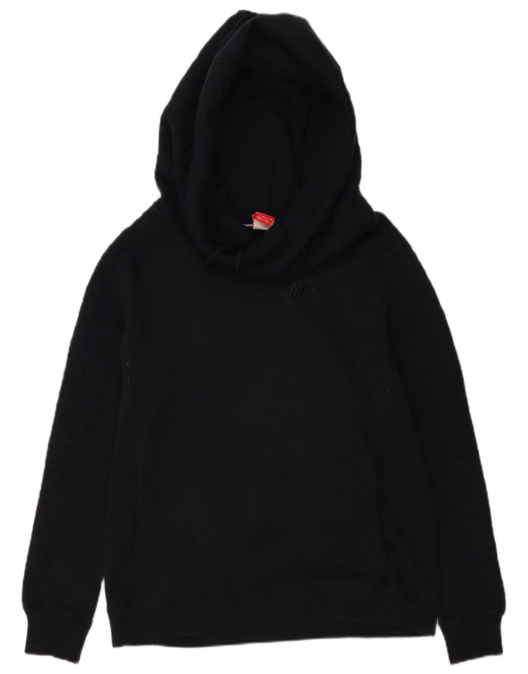 Nike Damen-Pullover mit übergroßem Kapuzenpullover, Gr. 14, mittelschwarz, Baumwolle