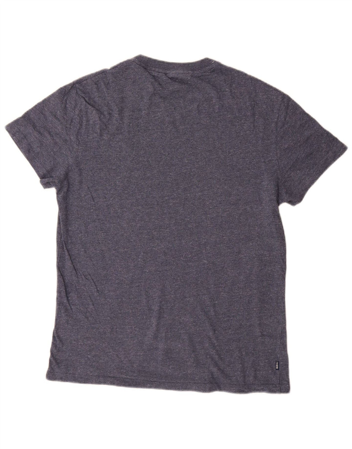 Superdry Herren T-Shirt-Oberteil aus Baumwolle in mittlerem Marineblau