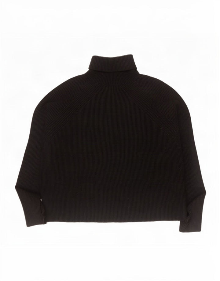 Marks & Spencer Damen-Pullover, übergroß, Rollkragenpullover, Gr. 40, Größe L, Schwarz