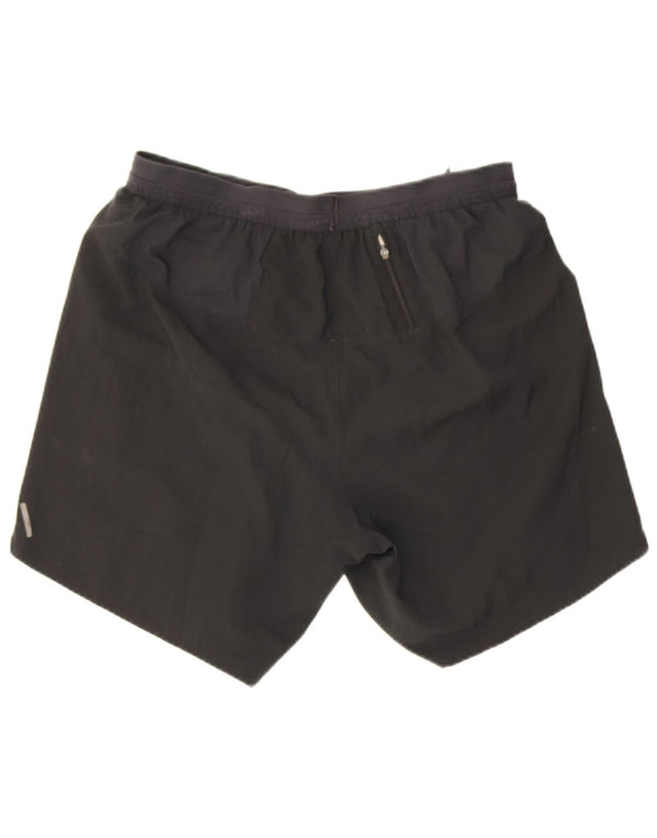 Nike Damen Dri Fit Sport Shorts UK 12 Medium Schwarz Polyester