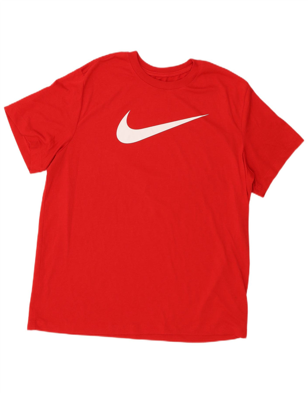 Nike Herren Dri Fit Graphic T-Shirt Top XL Rot Polyester