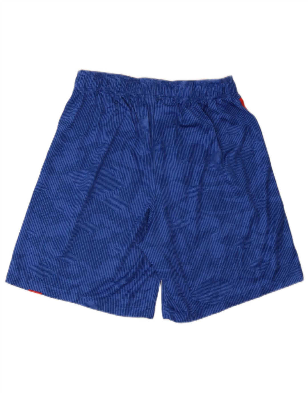 Nike Herren Dri Fit Sportshorts mit abstraktem Muster, groß, blau, Farbblock