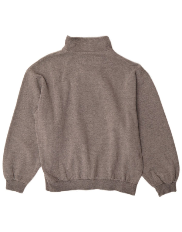 DIADORA Übergroßer Grafik-Sweatshirtpullover für Damen, UK 14, Mittelgrau