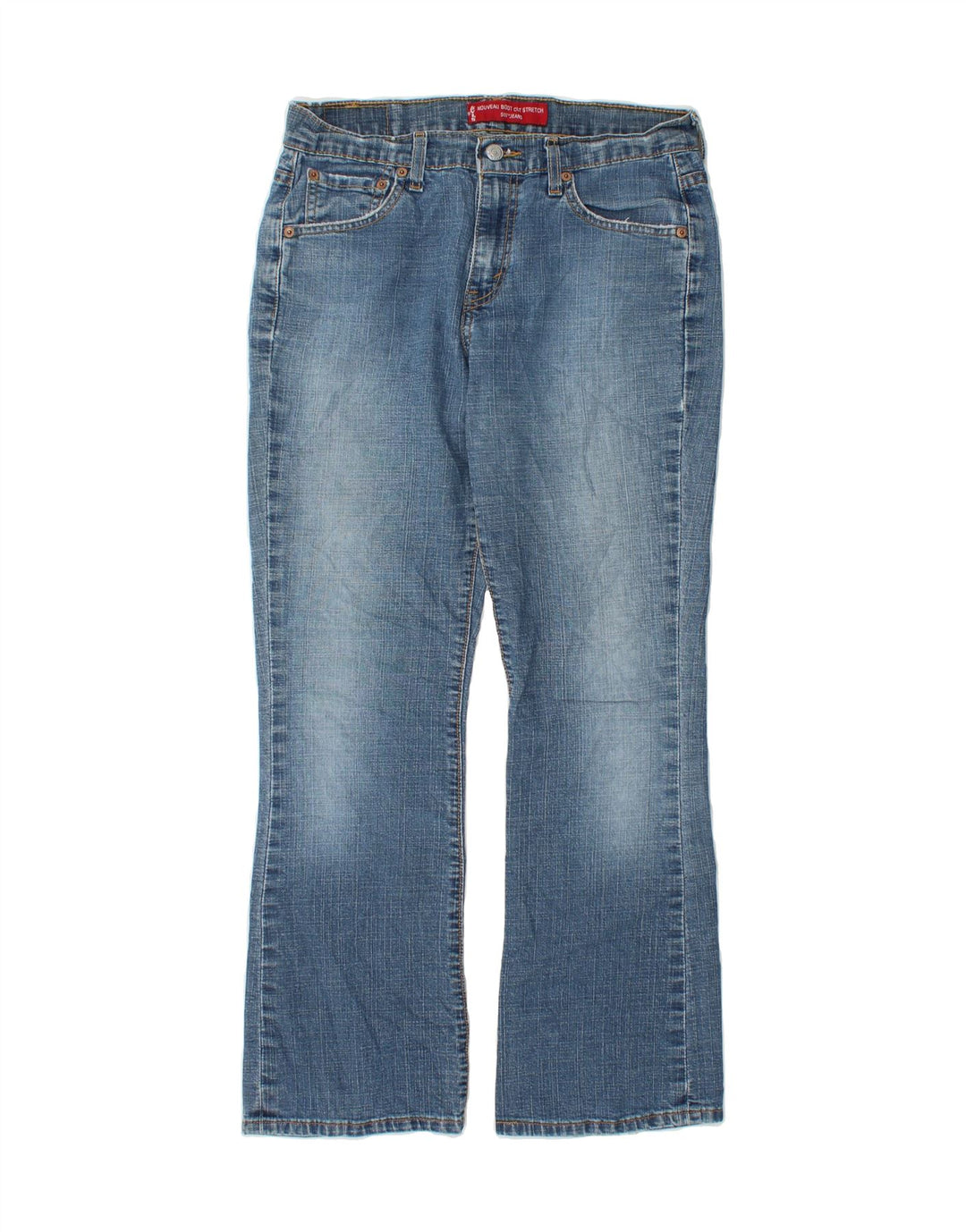 LEVI'S Womens 515 Low Waist Bootcut Jeans US 6 Medium W30 L28 Blue Cotton Vintage Levi's and Second-Hand Levi's from Messina Hembry 
