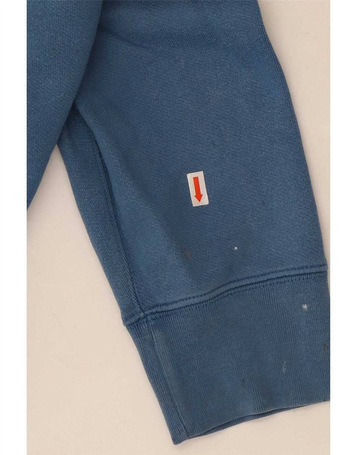 Levi's Herren-Pullover mit grafischem Kapuzenpullover, groß, aus blauer Baumwolle