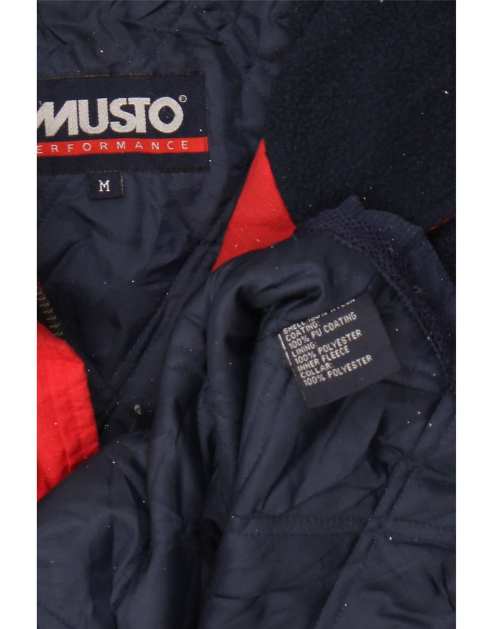 Musto Herren Windjacke UK 38 Medium Marineblau Nylon
