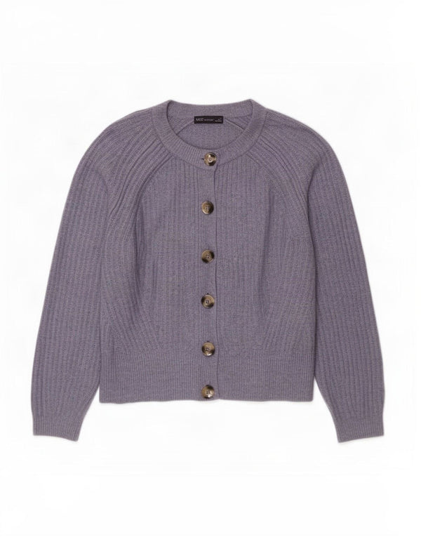 Marks & Spencer Damen-Cardigan-Pullover UK 16 Large Blaues Acryl