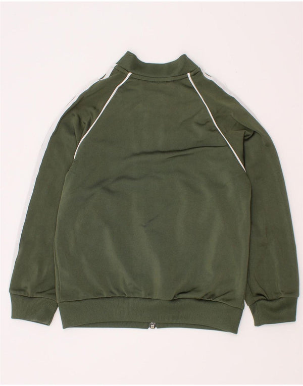 Adidas Mädchen Grafik-Trainingsanzug-Top-Jacke, 2–3 Jahre, grünes Polyester