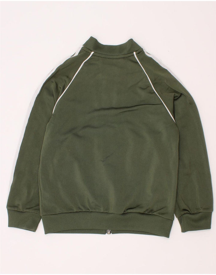 Adidas Mädchen Grafik-Trainingsanzug-Top-Jacke, 2–3 Jahre, grünes Polyester