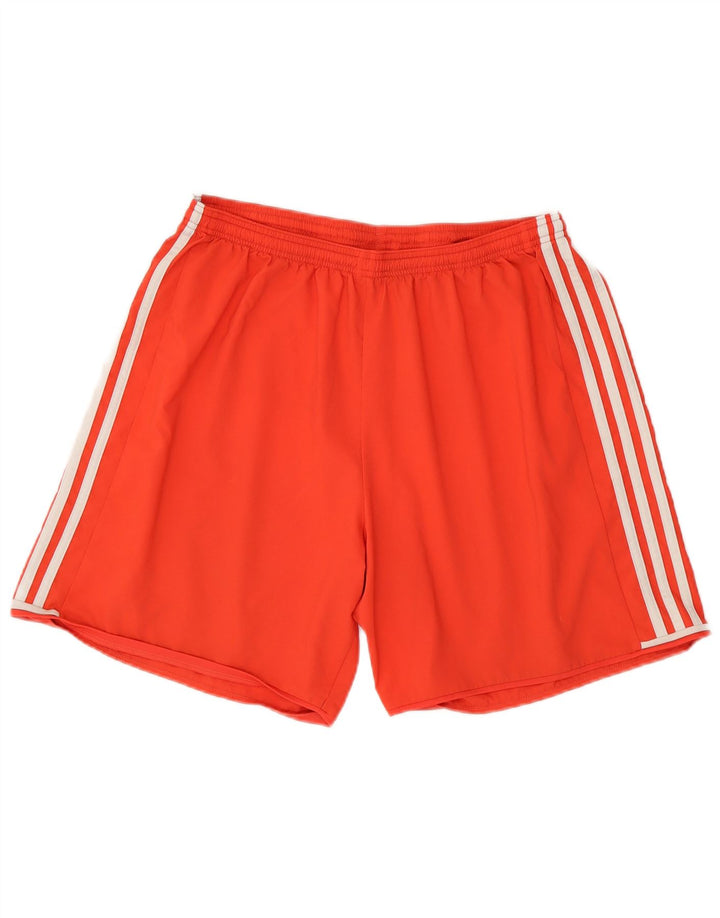 ADIDAS Herren Climalite Sport Shorts XL Rot Polyester