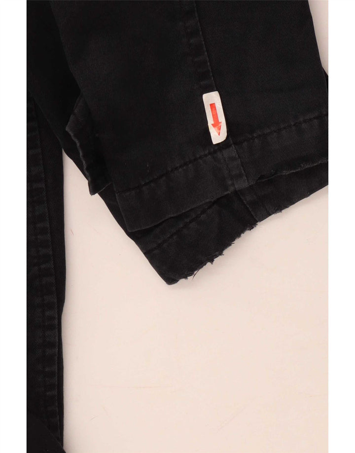 Zara Herren-Dufflecoat mit Kapuze, UK 36, Größe S, marineblaue Baumwolle