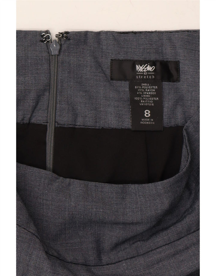 MOSSIMO Womens Pencil Skirt US 8 Medium W30 Grey Polyester Vintage Mossimo and Second-Hand Mossimo from Messina Hembry 