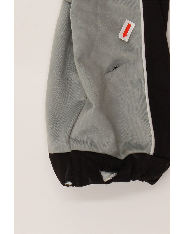 ASICS Herren-Kapuzenpullover mit Reißverschluss, XL, Grau, Farbblock