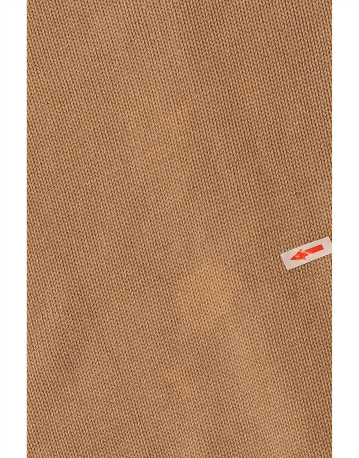 Massimo Dutti Herren Strickjacke XL Beige Baumwolle