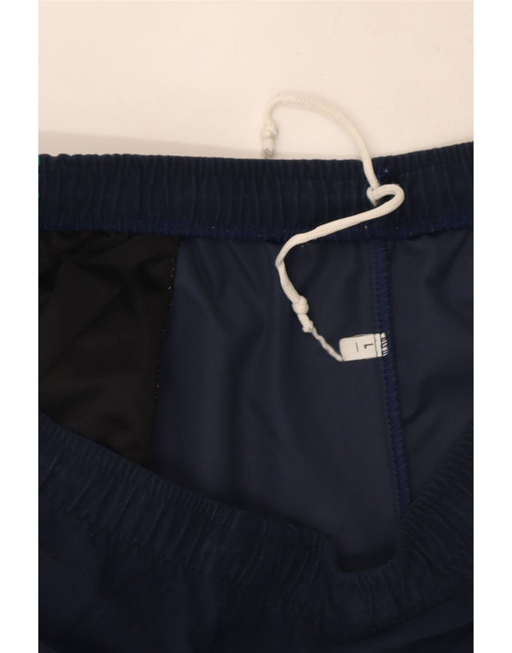 Vintage Herren Trainingshose Jogger Große Marineblau Geometrisch
