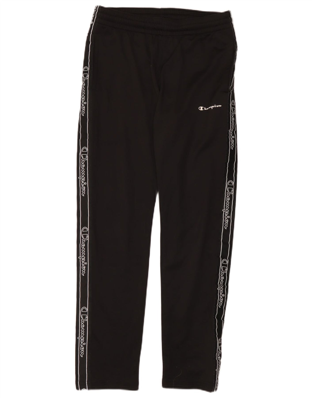 Champion Herren-Trainingshose mit Grafik, Größe S, Schwarz, Polyester