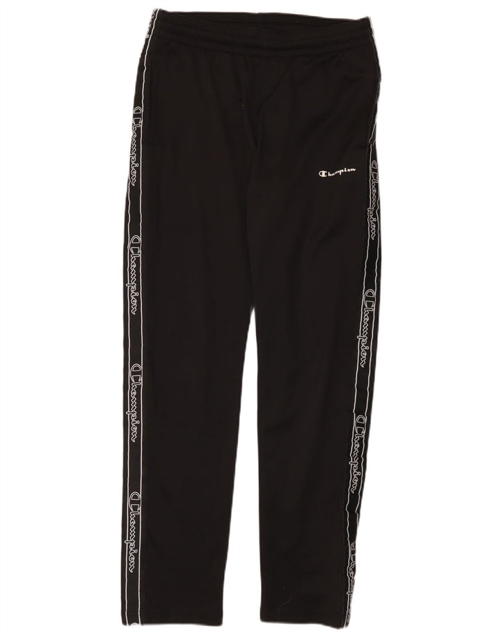 Champion Herren-Trainingshose mit Grafik, Größe S, Schwarz, Polyester