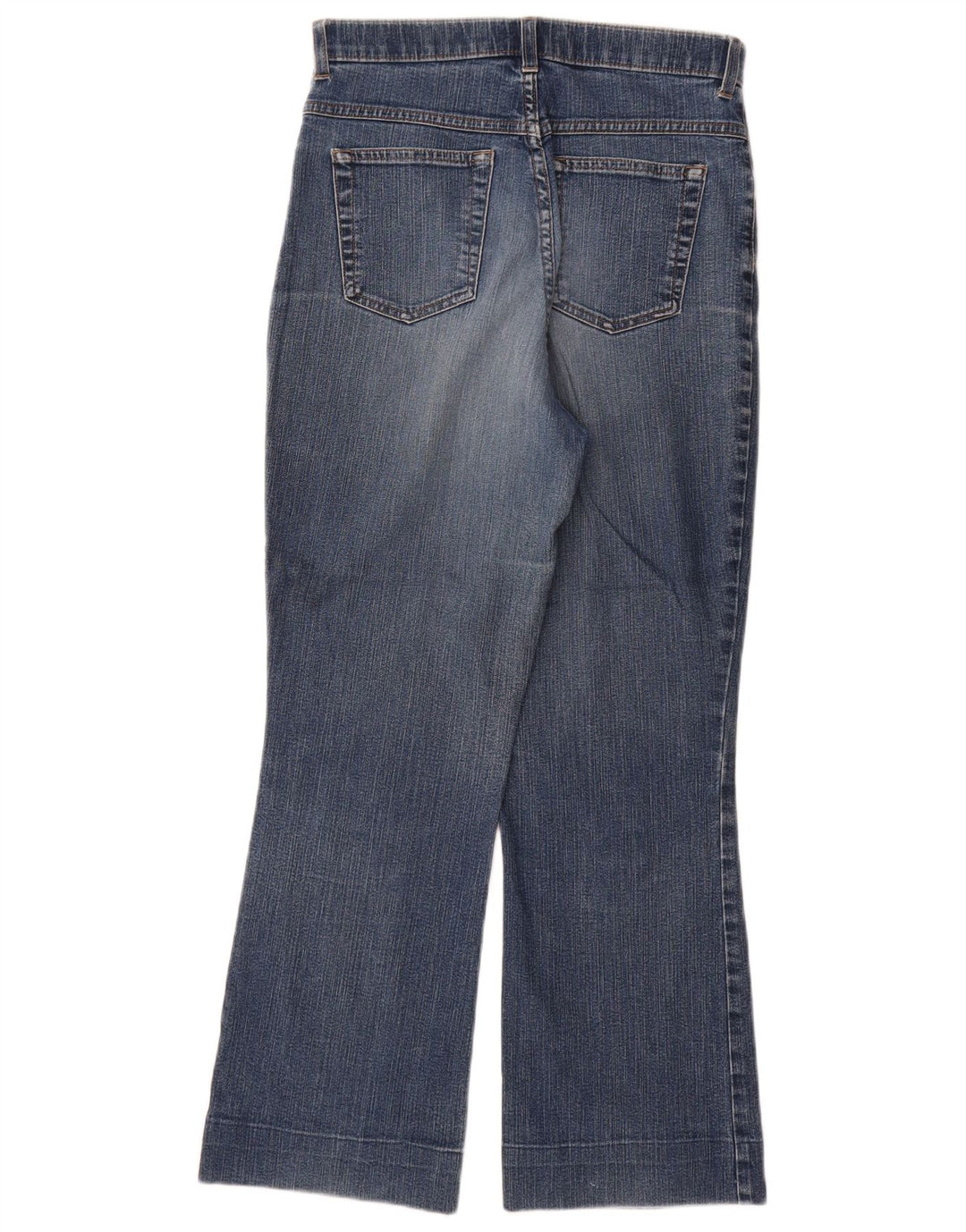 Marks & Spencer Damen Bootcut-Jeans UK 12 Medium W28 L29 Blaue Baumwolle