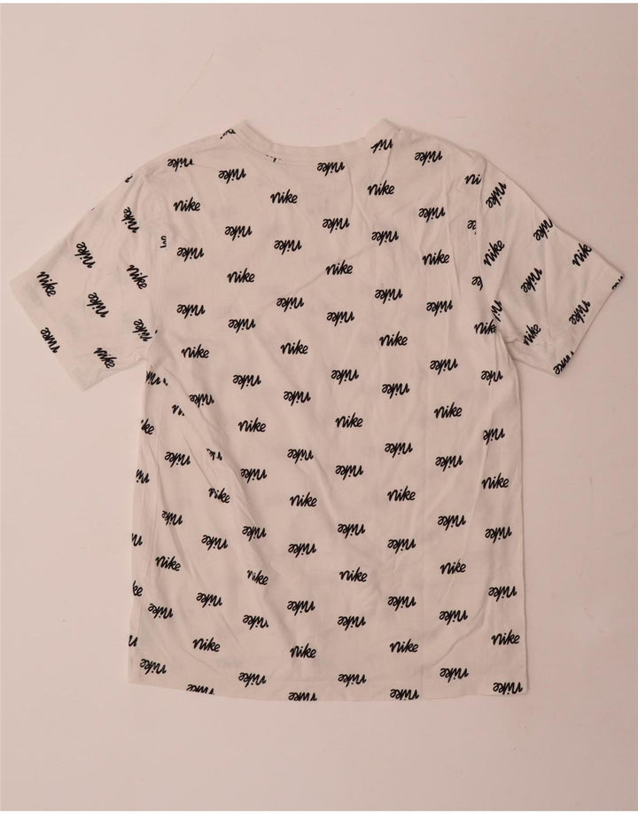 Nike Herren-T-Shirt mit Grafik, mittelweiße Baumwolle