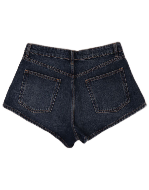 Zara Damen Jeansshorts EU 40 Medium W30 Blau