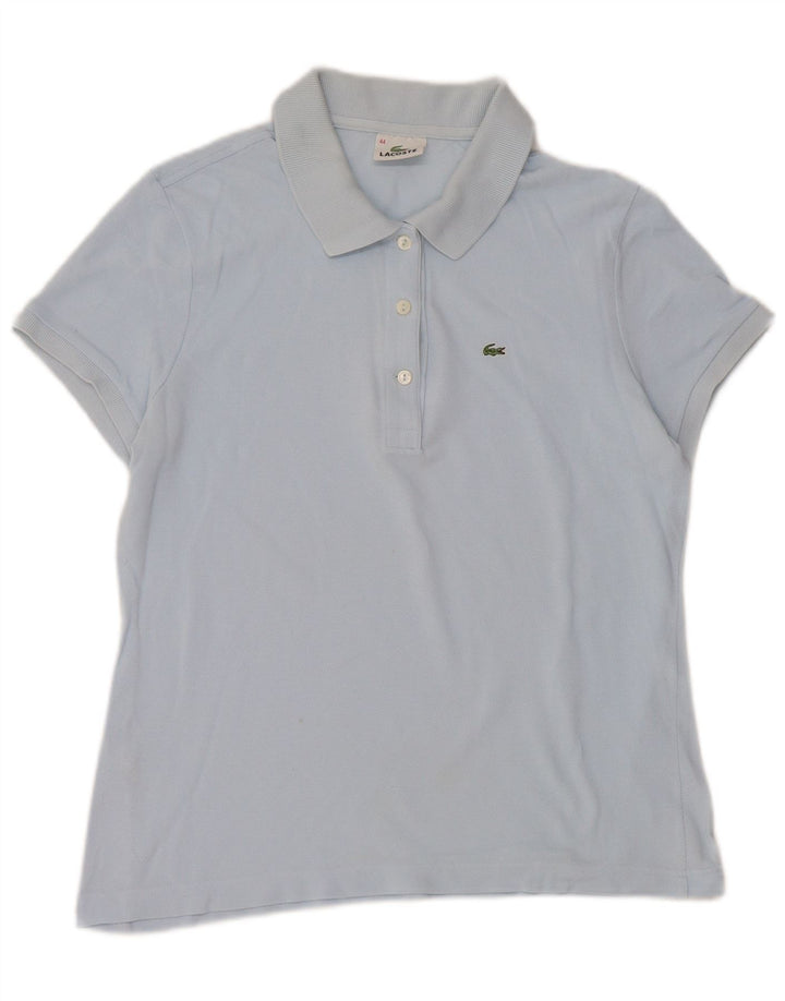 Lacoste Damen-Poloshirt, Größe 44, große blaue Baumwolle