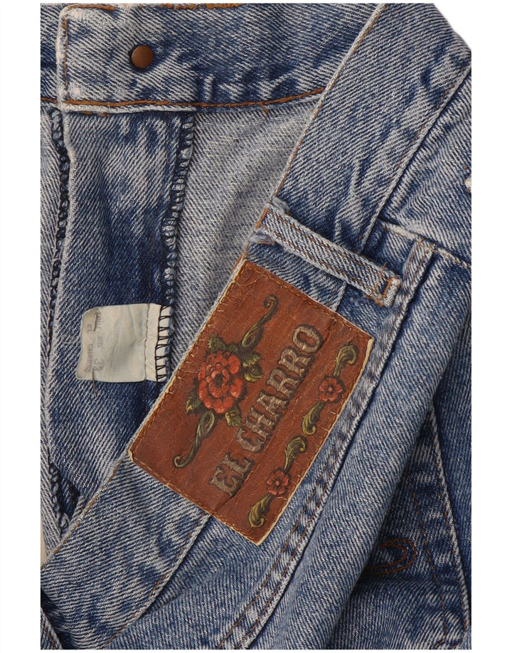 EL CHARRO Herren Tapered Jeans W33 L31 Blaue Baumwolle
