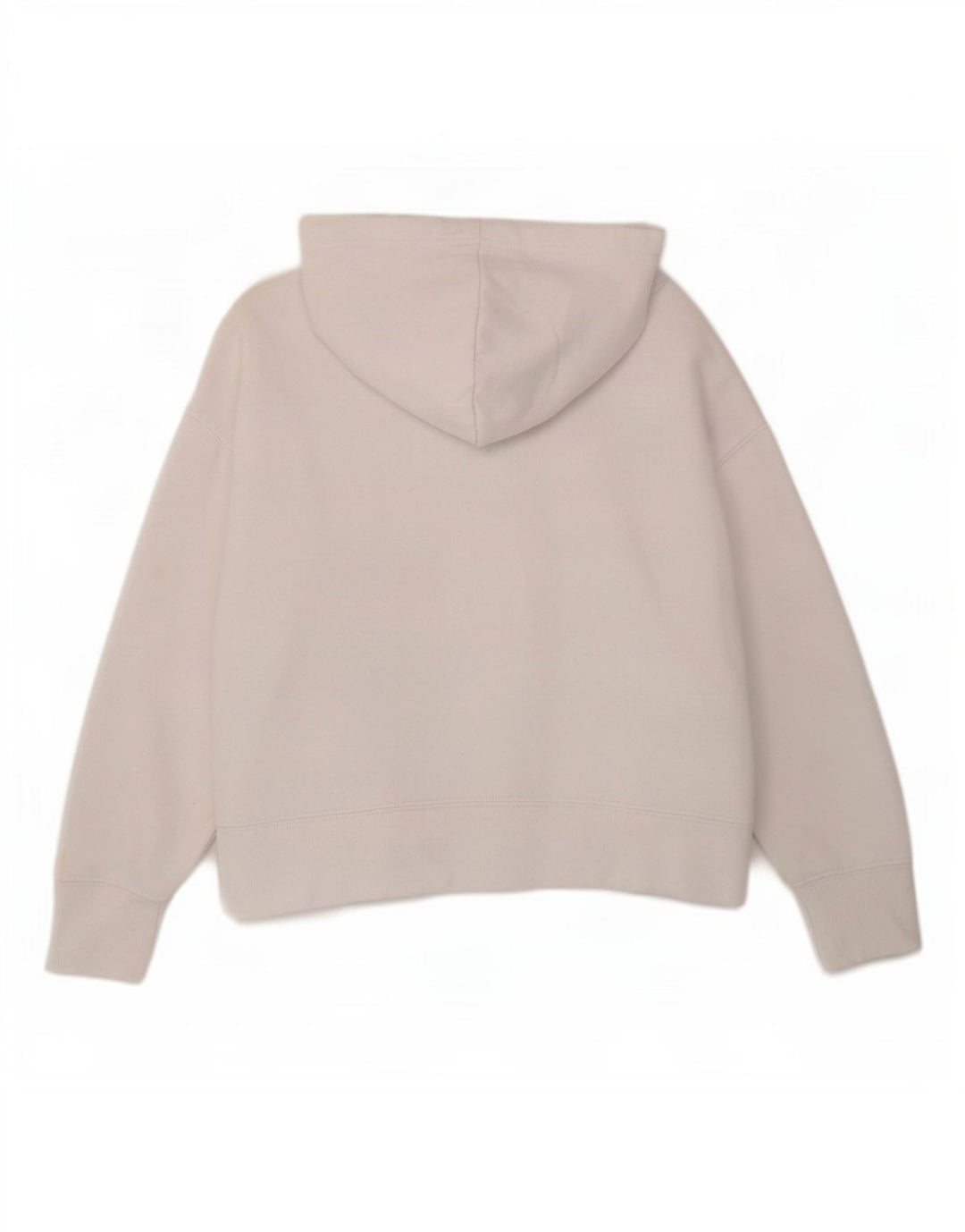 Übergroßer Kapuzenpullover von Zara für Damen, UK 10, Größe S, weiße Baumwolle