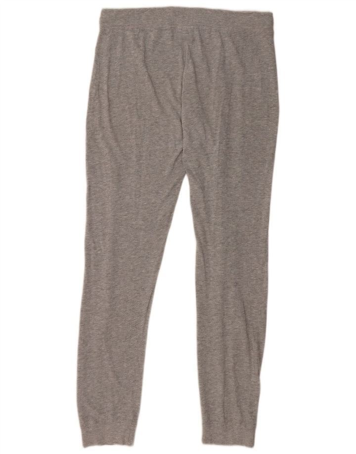Ellesse Damen Leggings UK 16 Large Graue Baumwolle