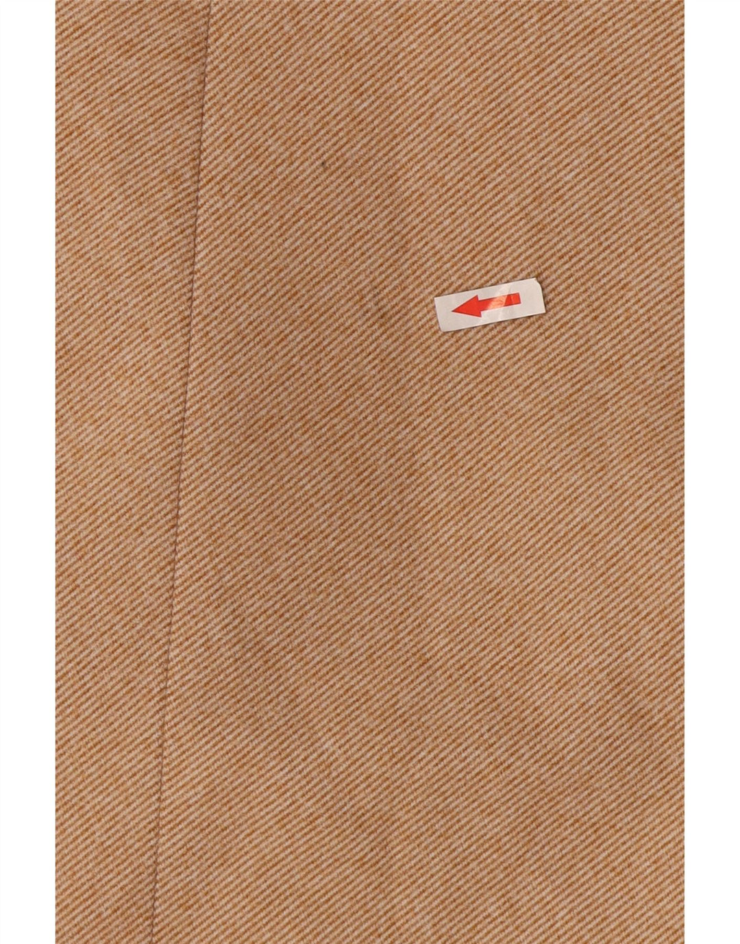 Zweireihiger Damenmantel von Zara, UK 14, mittelbeigefarbenes Polyester