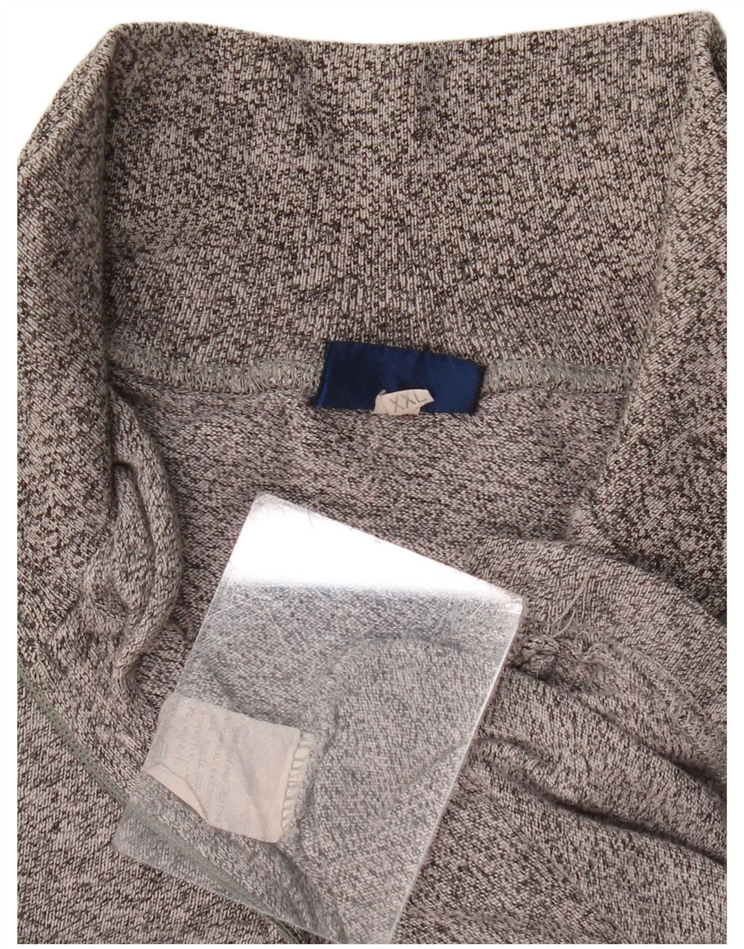 ASICS Herren-Oberteil mit Reißverschluss und Grafik, langärmlig, 2XL, Grau