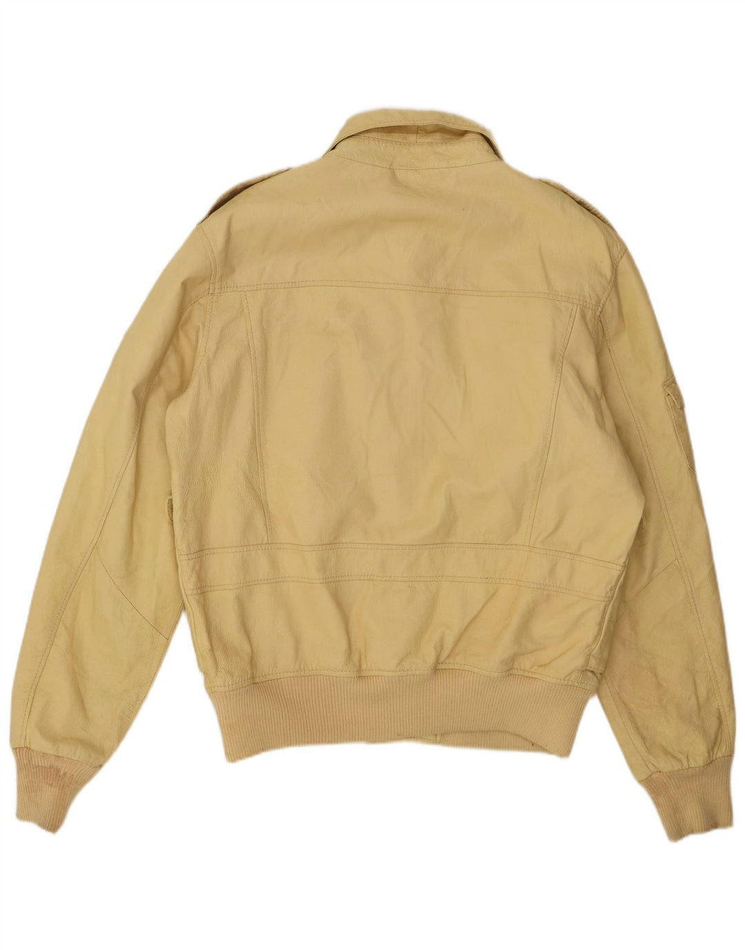 Vintage Herren Lederjacke IT 50 Großes gelbes Leder