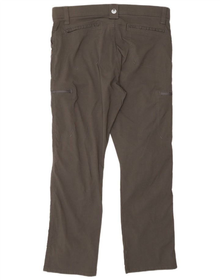 WRANGLER Gerade Cargohose für Herren, W36, L30, graues Nylon