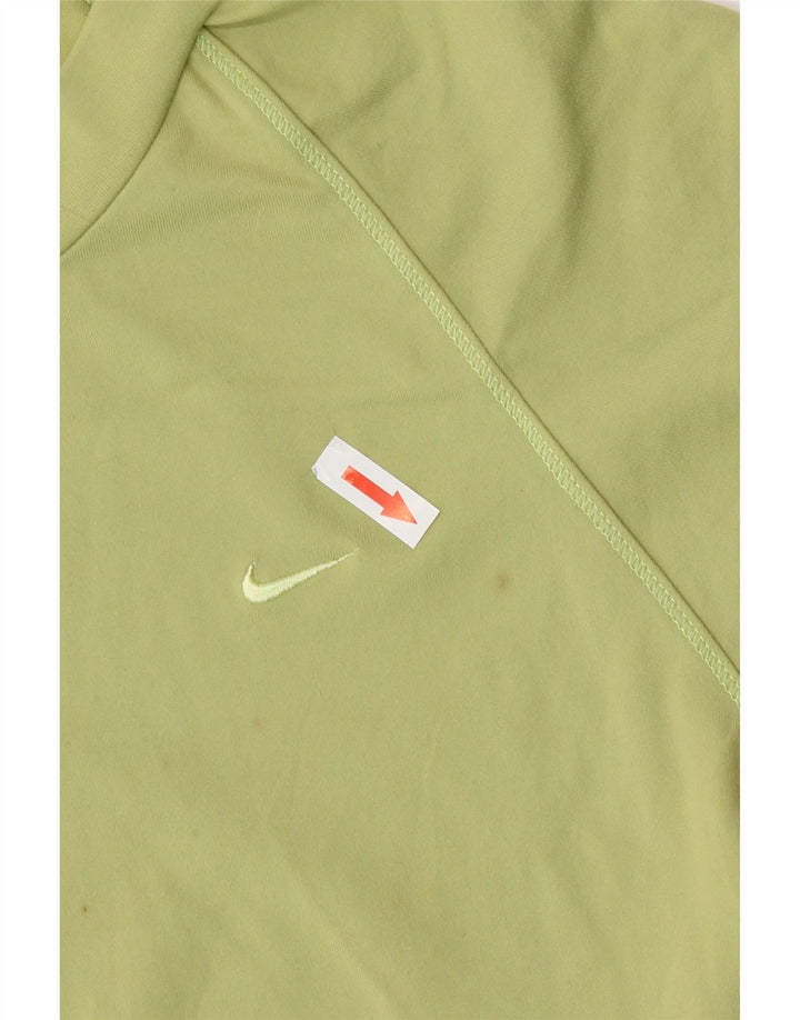 Nike Damen Crop T-Shirt Top UK 16/18 XL Grün