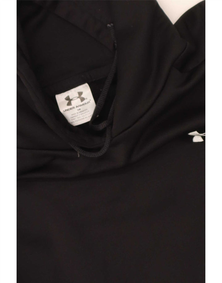 Under Armour Damen Kapuzenpullover UK 10 Small Schwarz Polyester