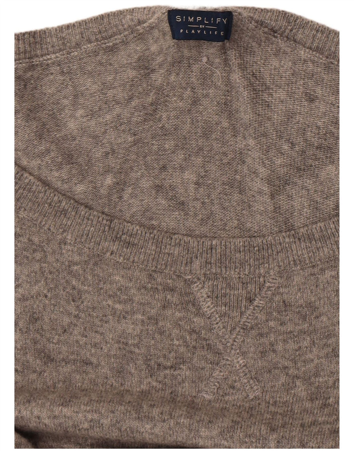 Playlife Damen Pulloverkleid UK 10 Small Grau