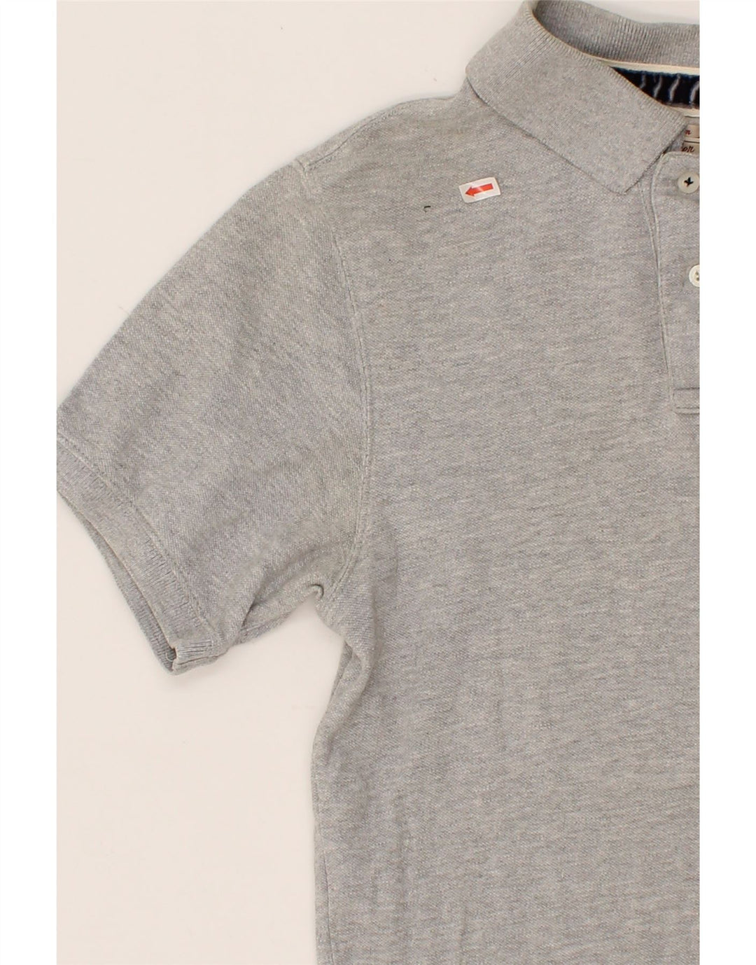 TOMMY HILFIGER Mens Polo Shirt Medium Grey Cotton Vintage Tommy Hilfiger and Second-Hand Tommy Hilfiger from Messina Hembry 