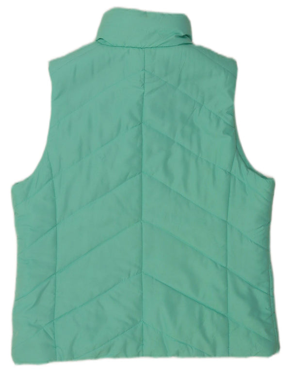 M&Co Damen Wattierte Weste UK 14 Large Türkis Polyester