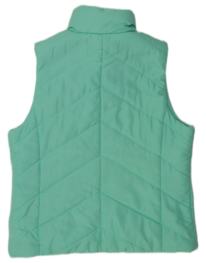 M&Co Damen Wattierte Weste UK 14 Large Türkis Polyester