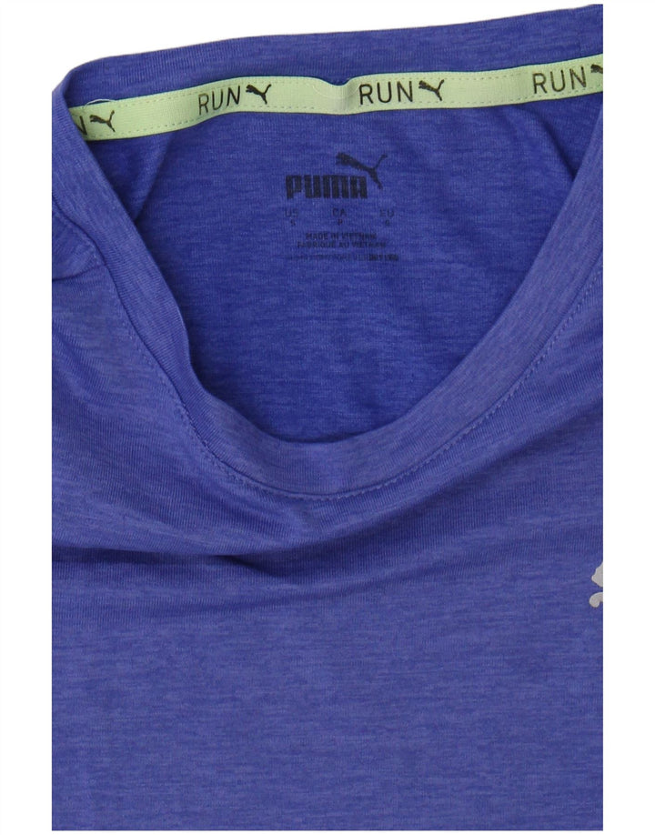PUMA Mens T-Shirt Top Small Blue