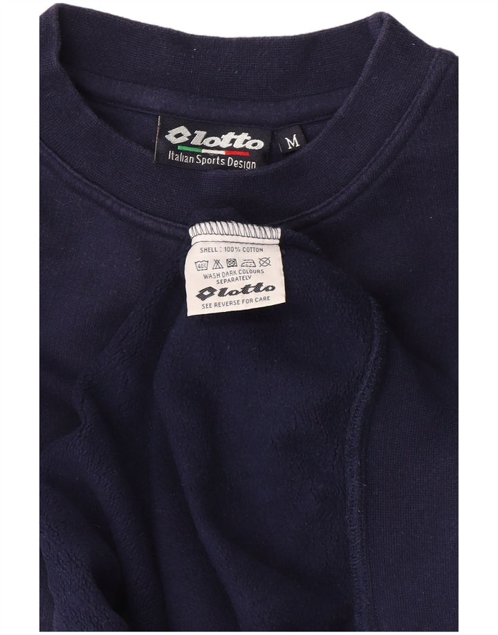 Lotto Herren-Sweatshirt, mittelgroß, marineblau, Baumwolle
