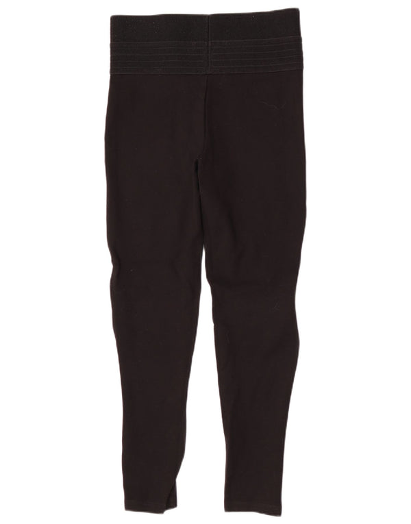 Zara Damen-Leggings mit hoher Taille, mittelschwarz, Polyamid