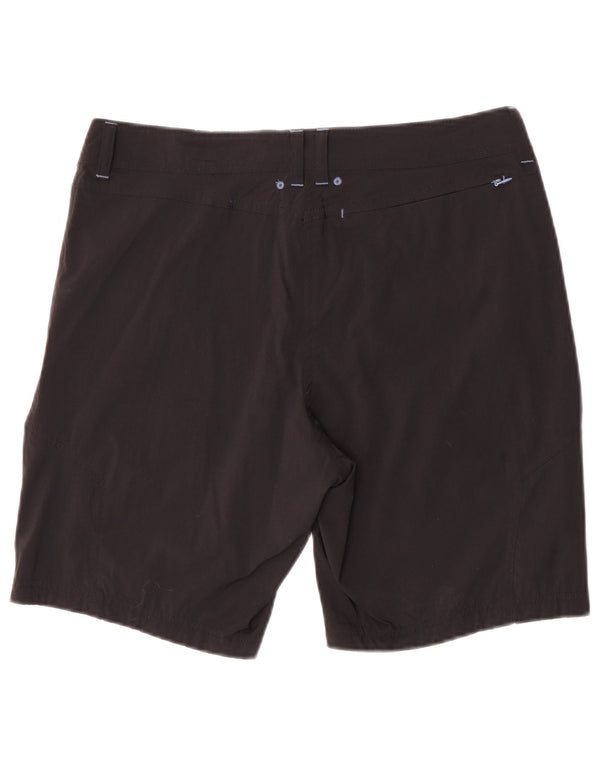 Weird Fish Damen Wandershorts UK 10 Small W30 Schwarz