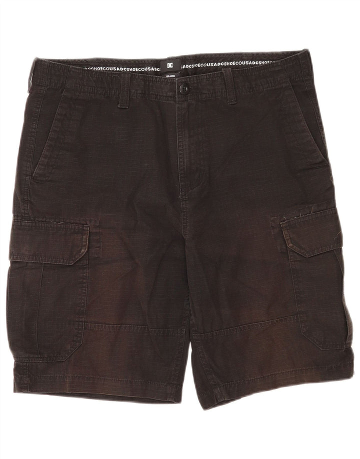 DC Herren Relaxed Fit Cargo Shorts W33 Mittelschwarze Baumwolle