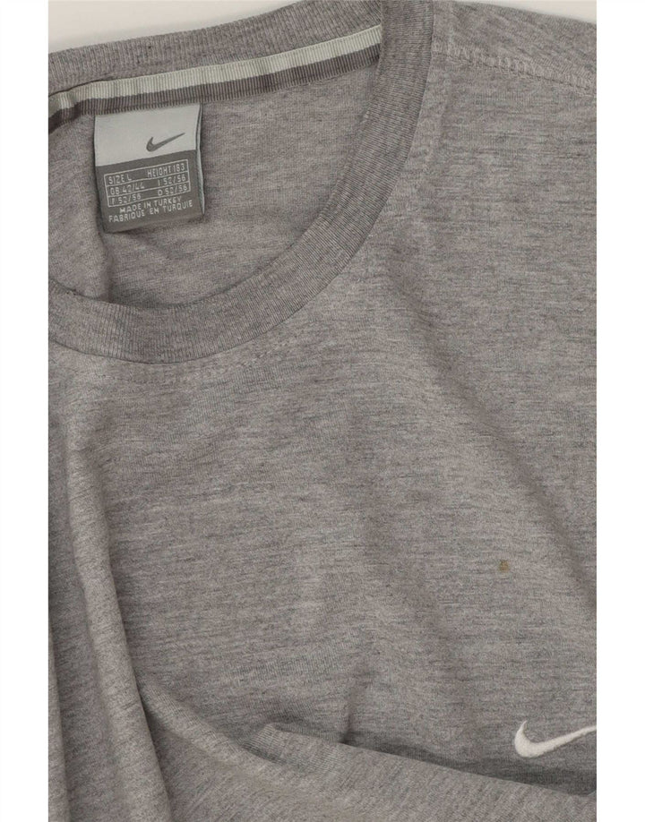 Nike Herren T-Shirt Top Large Grau