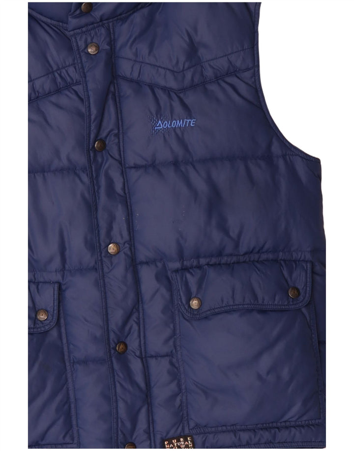 Dolomite Herren Wattierte Weste UK 38 Medium Marineblau Polyester
