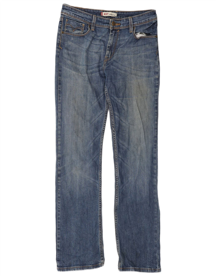 Levi's Herren 627 Straight Jeans W30 L32 Blaue Baumwolle
