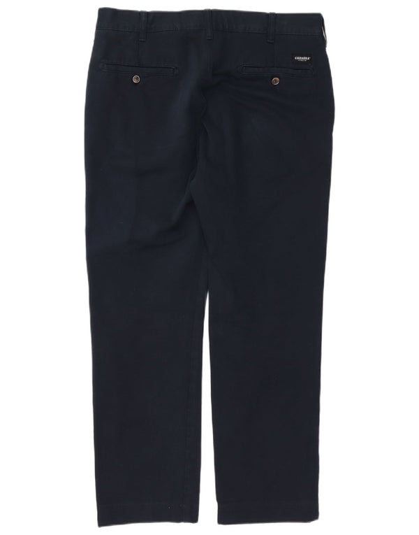 Carrera Herren gerade Chinohose IT 48 Medium W33 L29 Marineblau Baumwolle