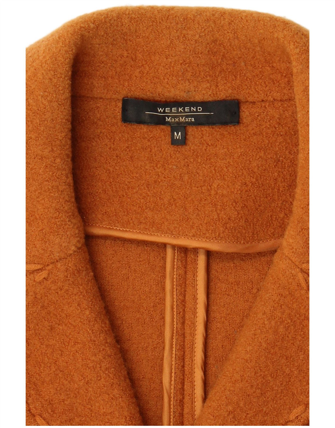 Max Mara Damen Weekend 2-Knopf-Blazerjacke UK 12 Mittelorange