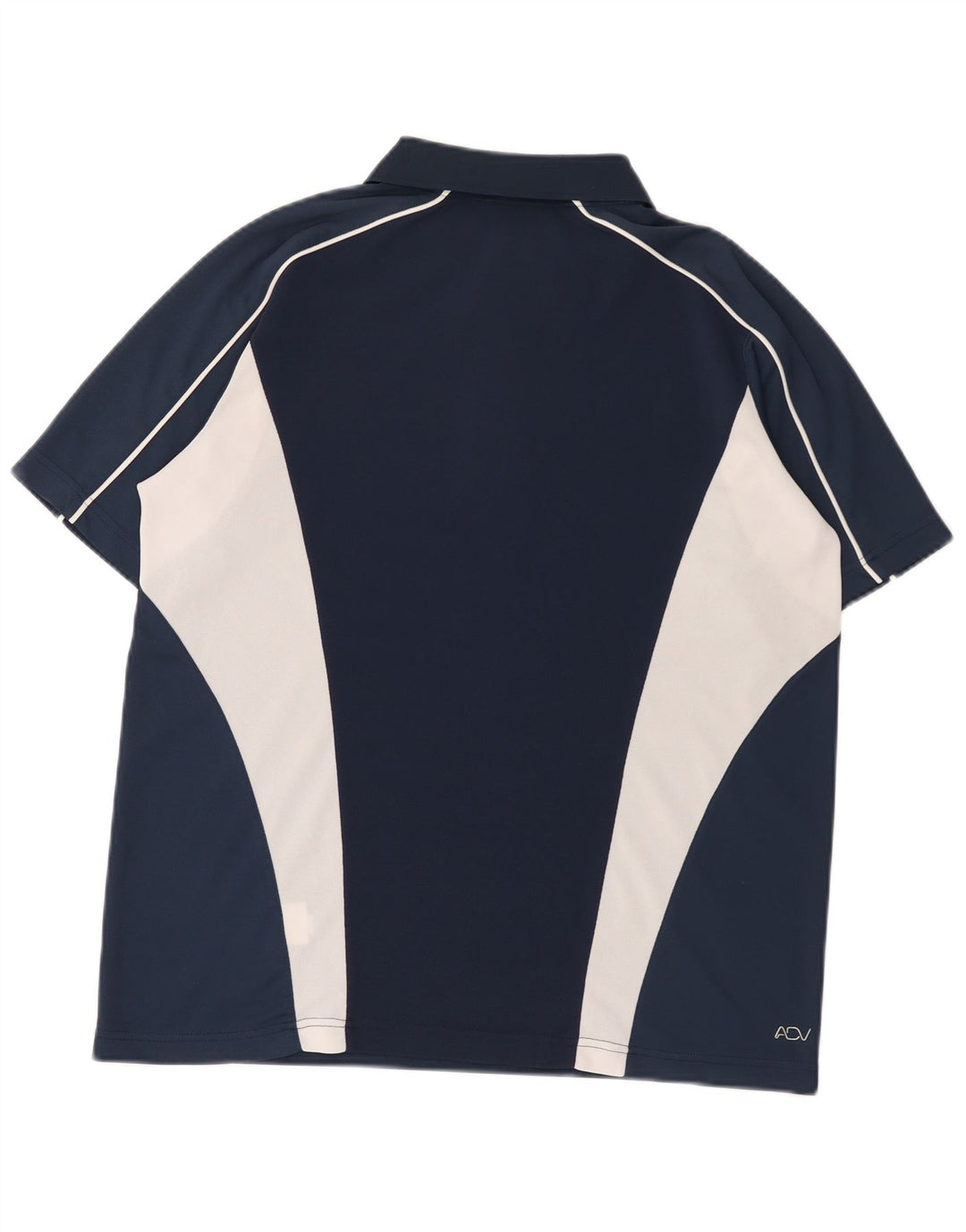Ellesse Herren-Poloshirt, mittelgroß, Marineblau, Farbblock